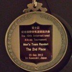 2013 Japan Silver Medal - Men's Team randori